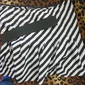 Armani Jeans striped skirt with attached belt